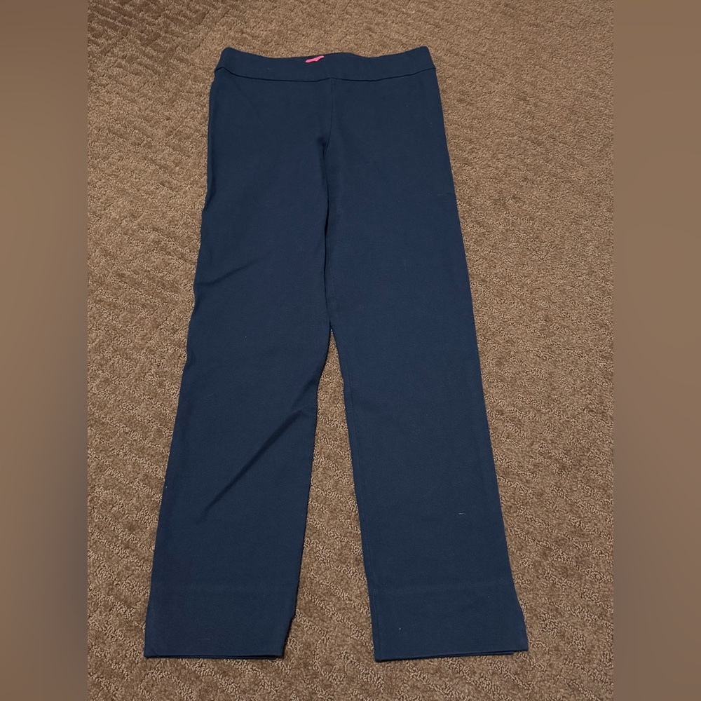 NWT Lilly Pulitzer 27" Merrin High-Rise Bi-Stretch Pant in Navy Size 4 MSRP $118